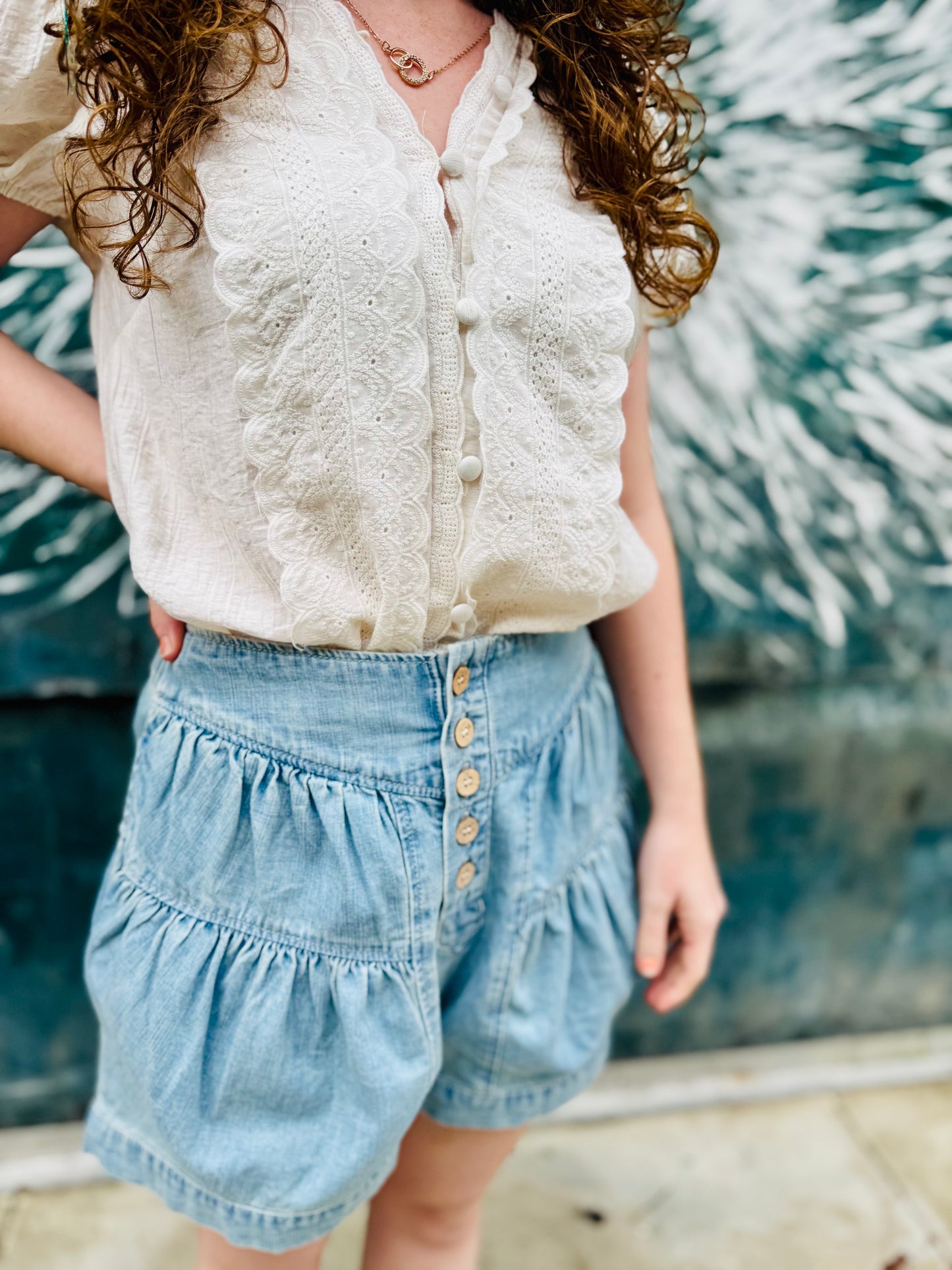 The Scallop & Soul Blouse