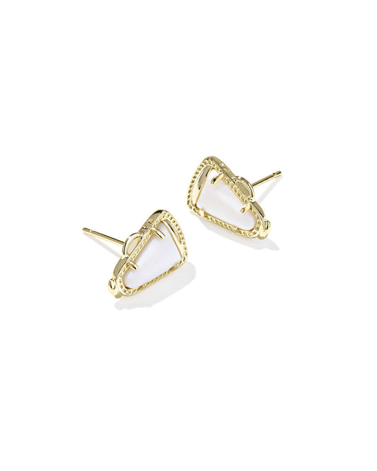 Cheer Gold Stud Earrings