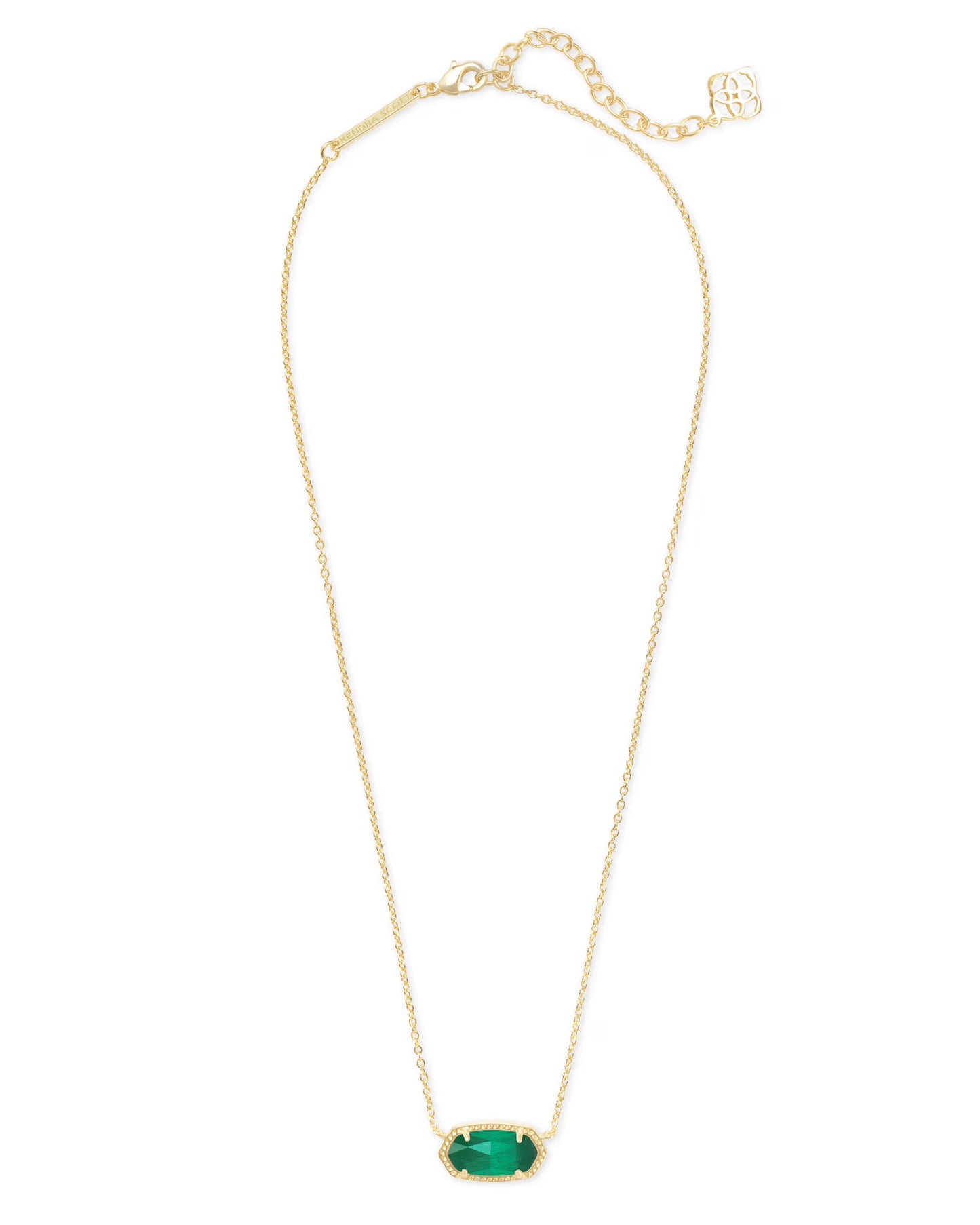 Elisa Short Pendant Gold Necklace