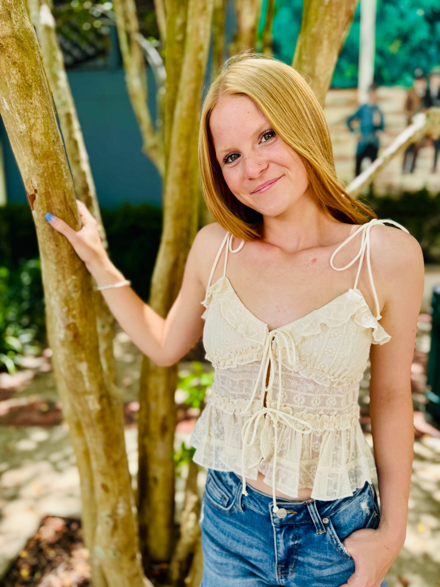 Anastasia Floral Crop Top