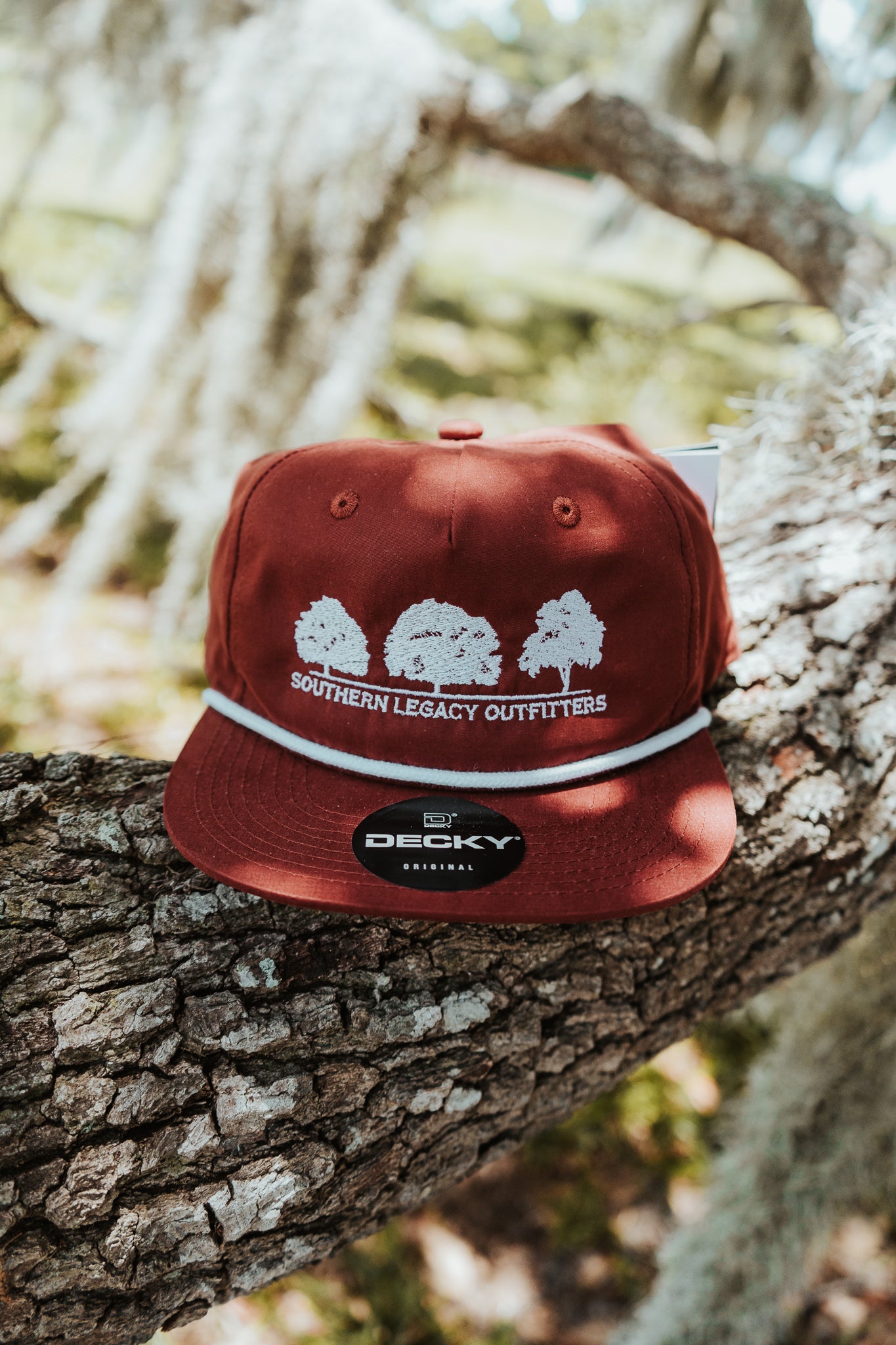 Maroon + White Original Logo Hat