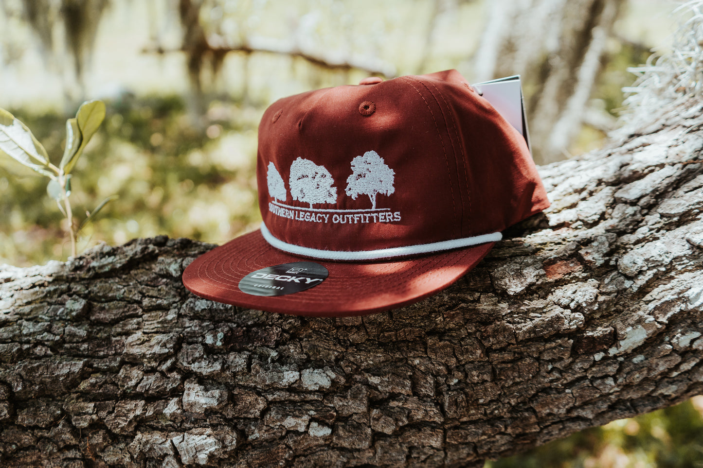 Maroon + White Original Logo Hat