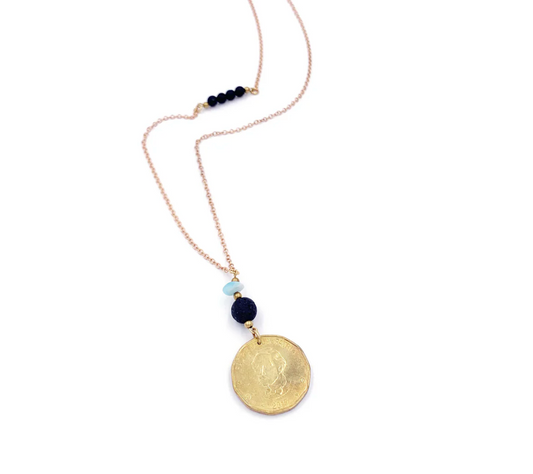 Un Peso Lava Necklace