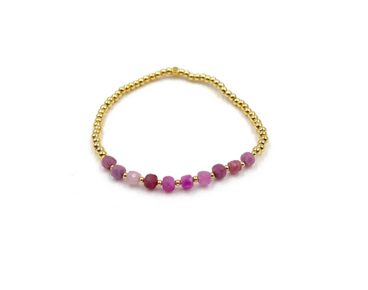 Cherlandina Gold Bracelet (Ruby)