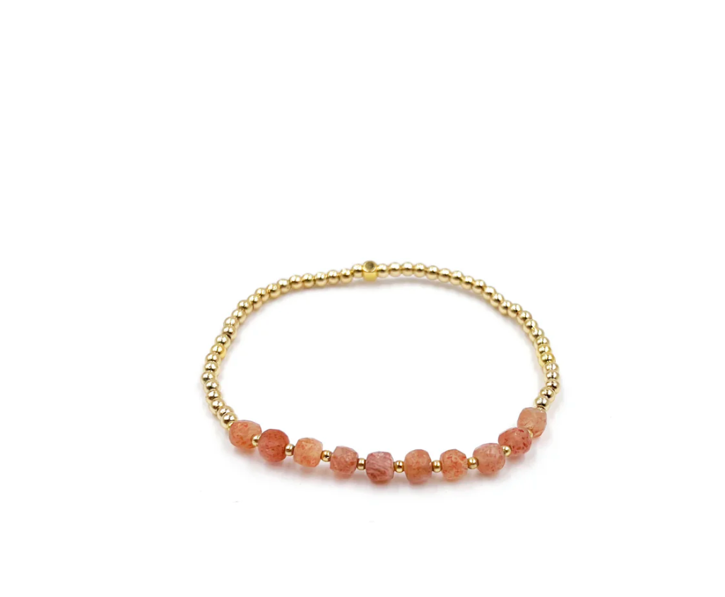 Cherlandina Gold Bracelet (sunstone)