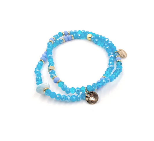 Arianna Bracelet Set (Ocean Blue)