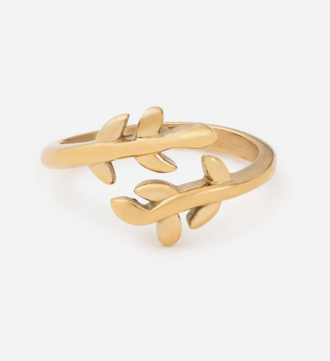 Elevated Faith Olive Branch Ring