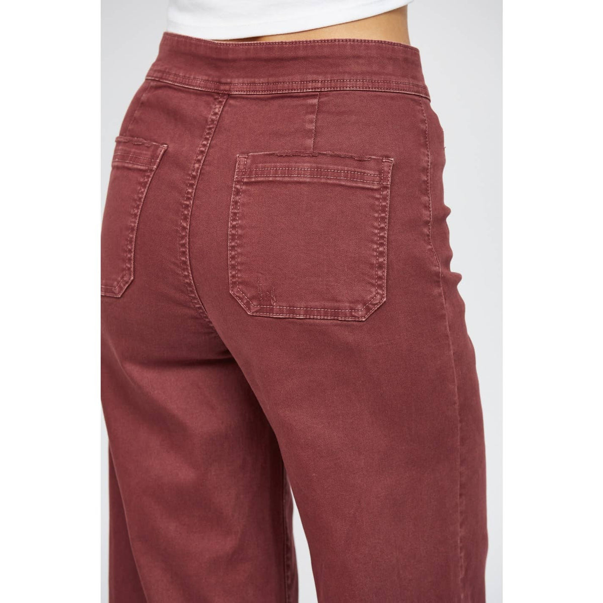 Bordeaux Babe Pants