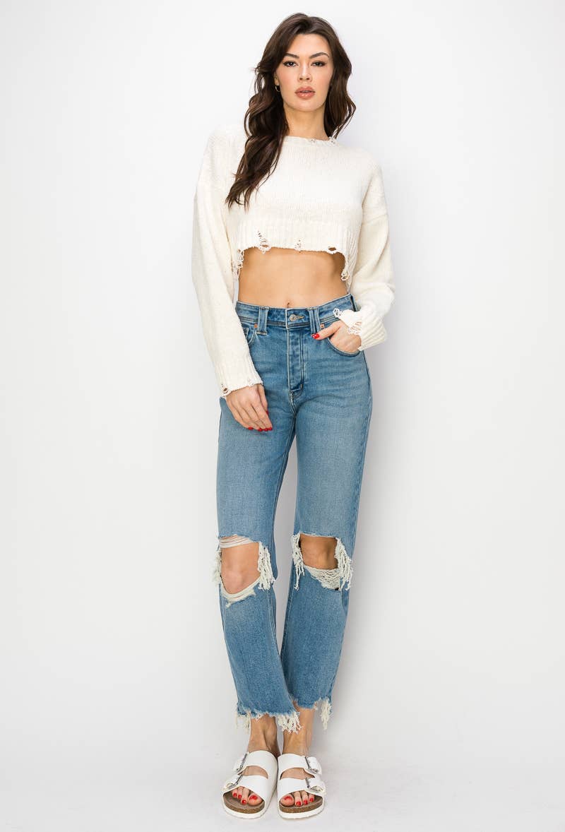 ULTRA HIGH RISE MODERN WIDE JEANS