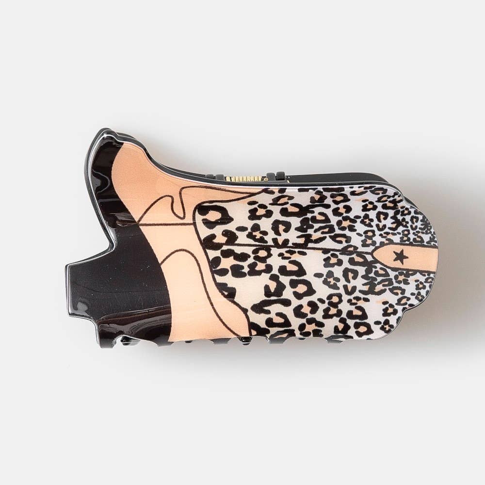 Cowboy Boots Hair Claw