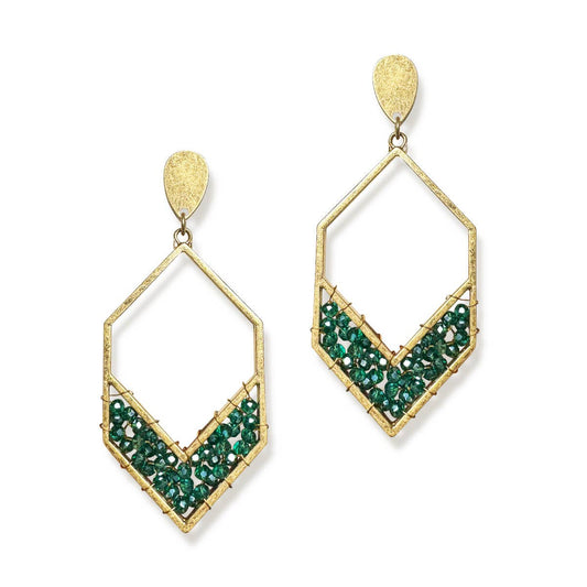 Teal Collins Earrings