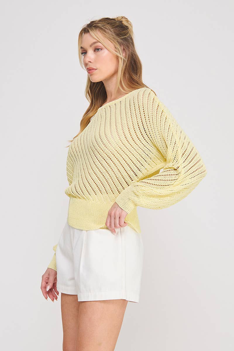 Sunshine Yellow Sweater