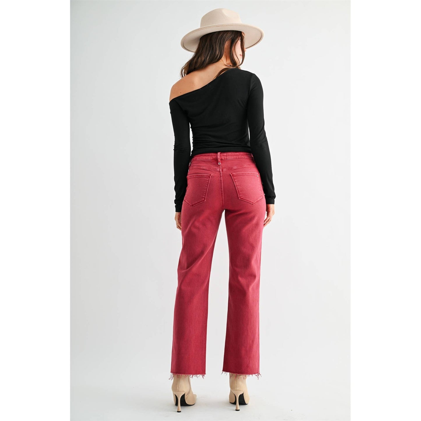HIGH RISE STRAIGHT ANKLE - TUMMY TUCK