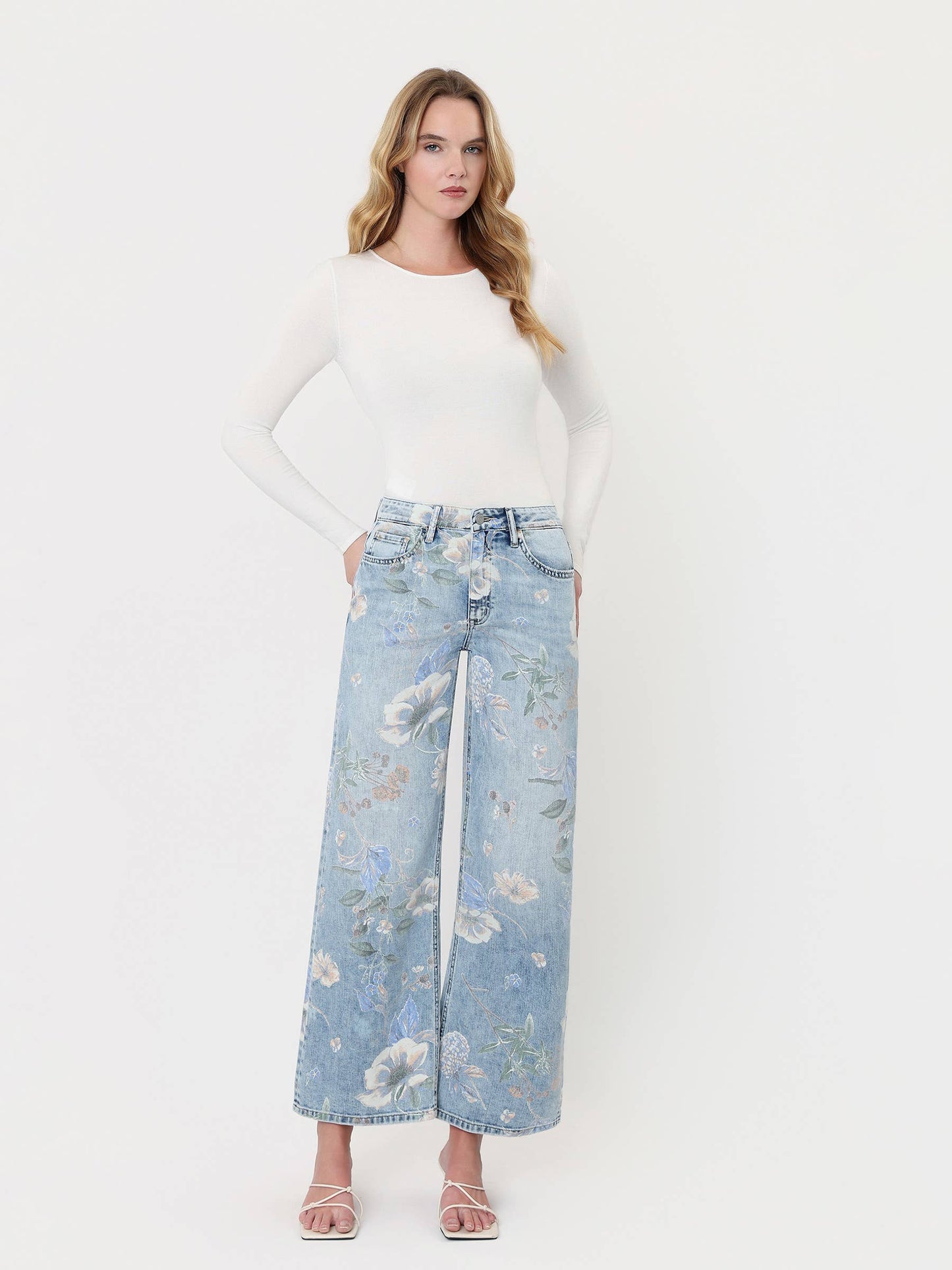 Floral Jeans