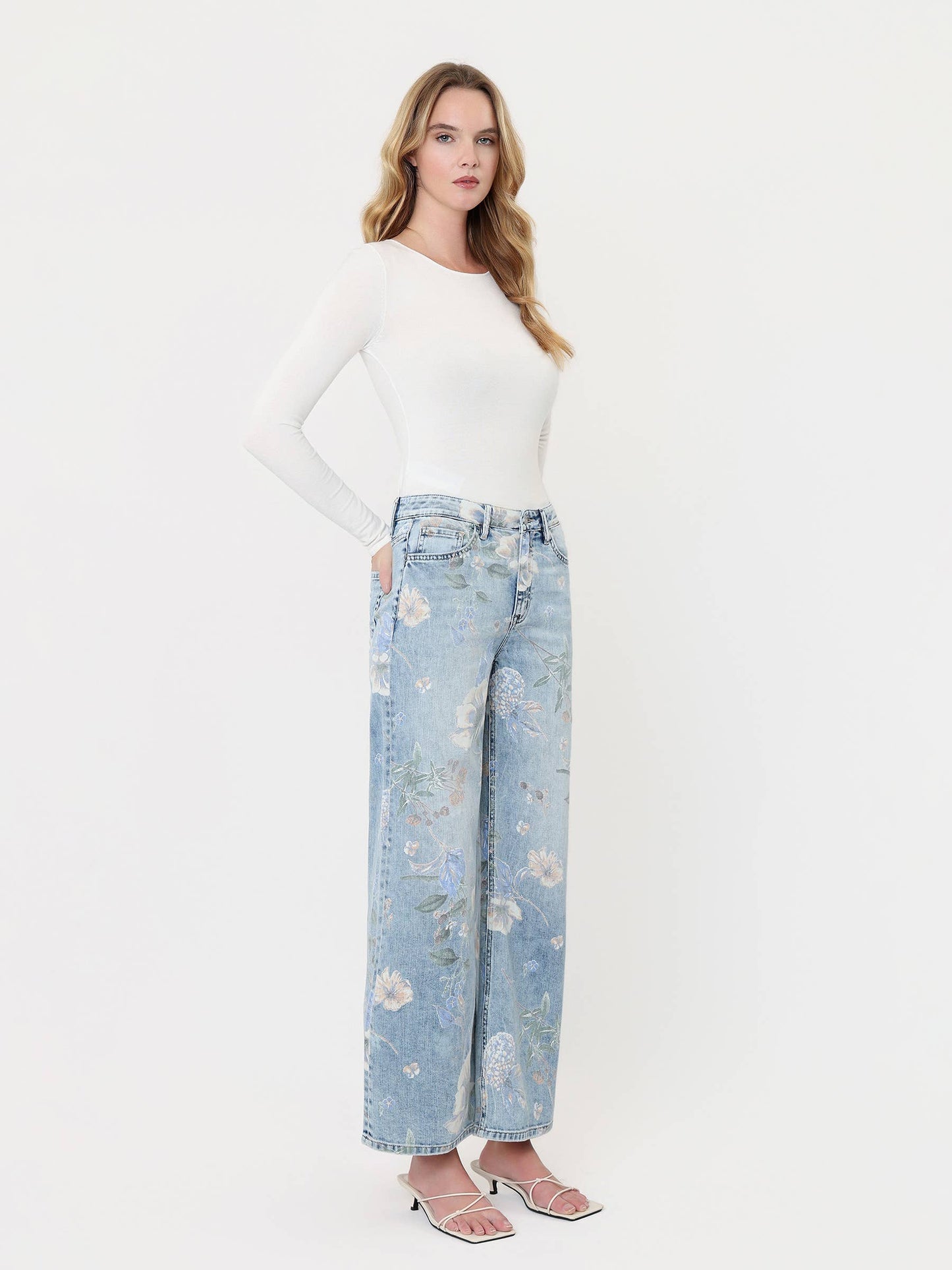 Floral Jeans