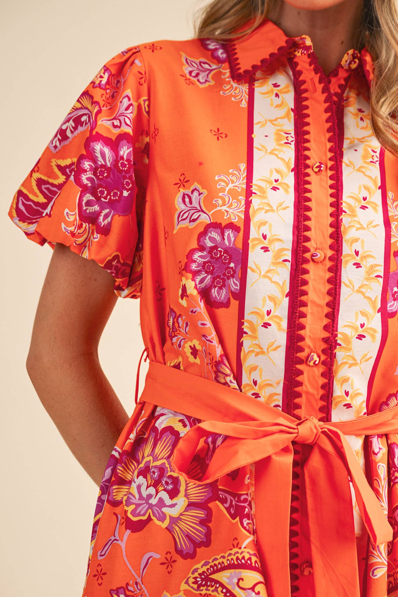 Sunkissed Paisley Dress
