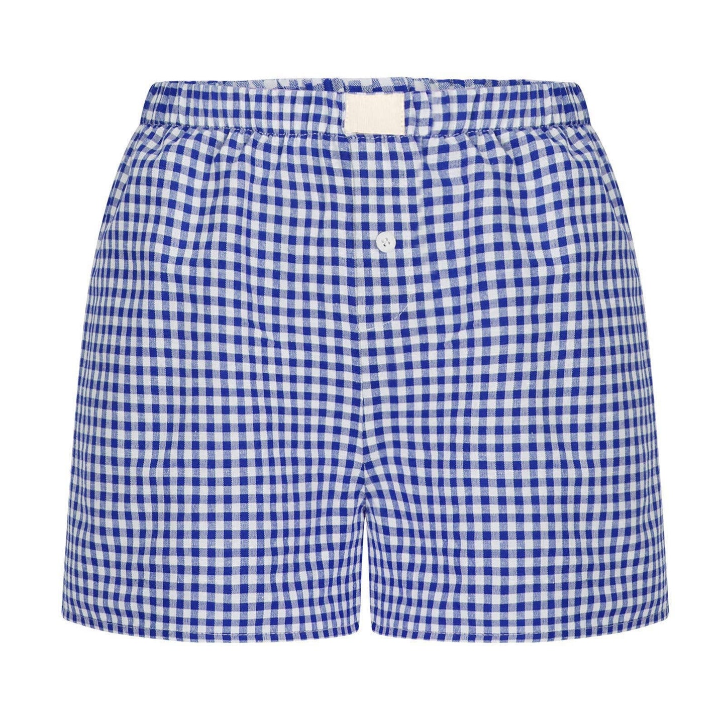 Lysandra Gingham Pull-On Boxer Shorts