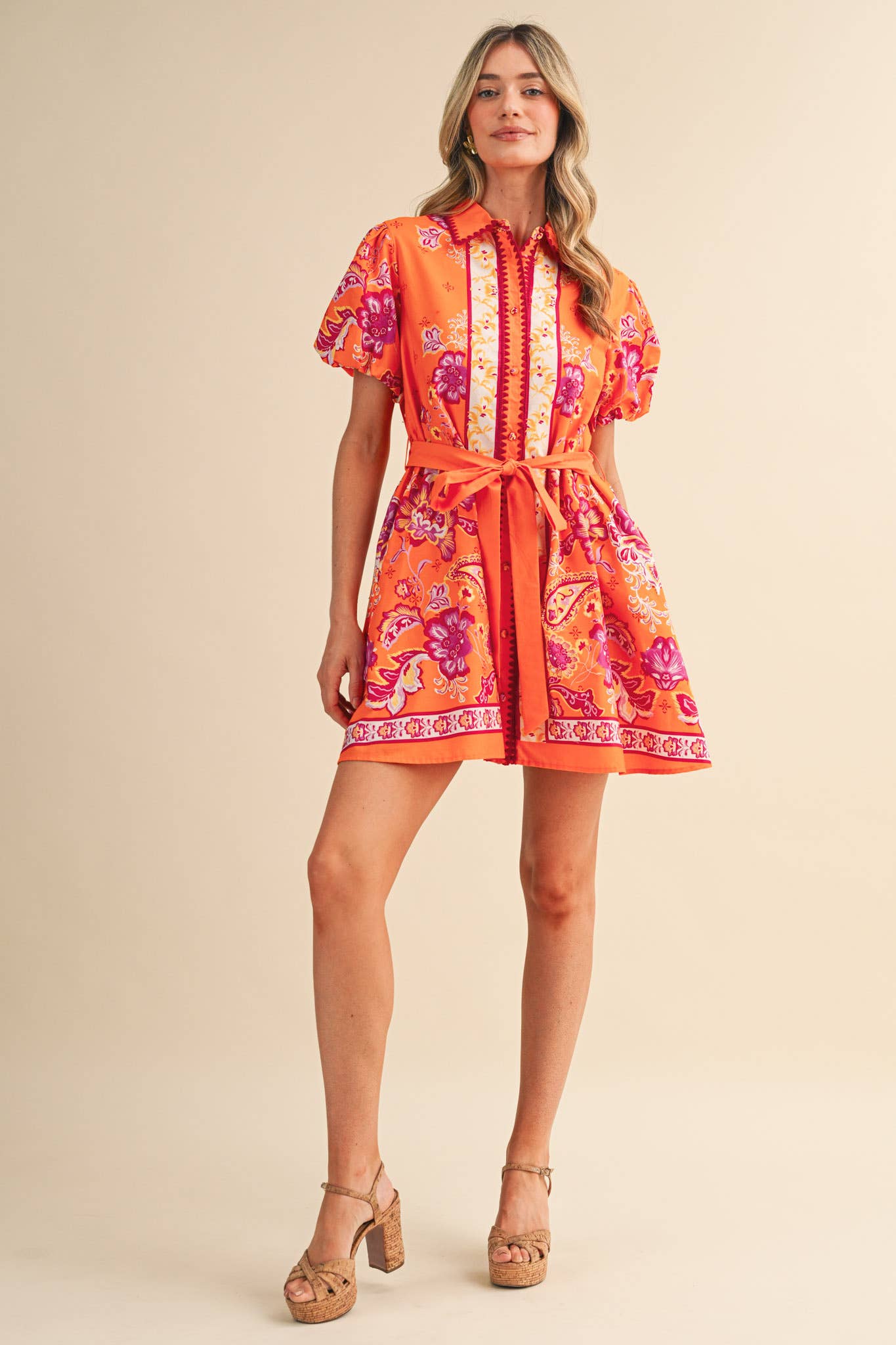 Sunkissed Paisley Dress
