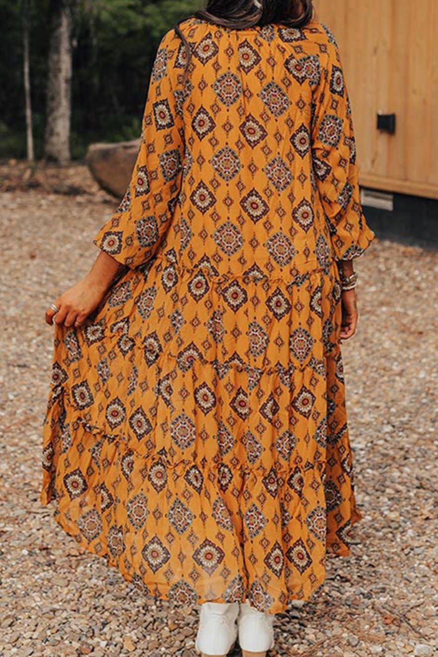 Western Midi Dress