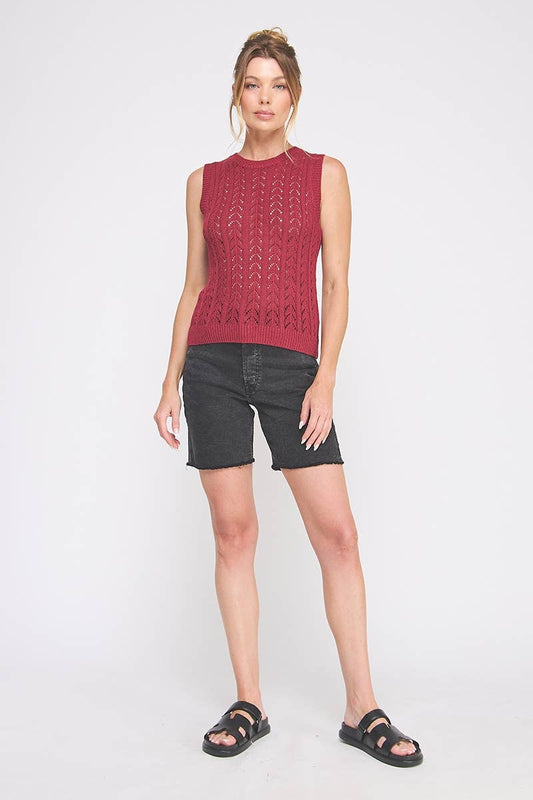 Crimson Cozy Tank