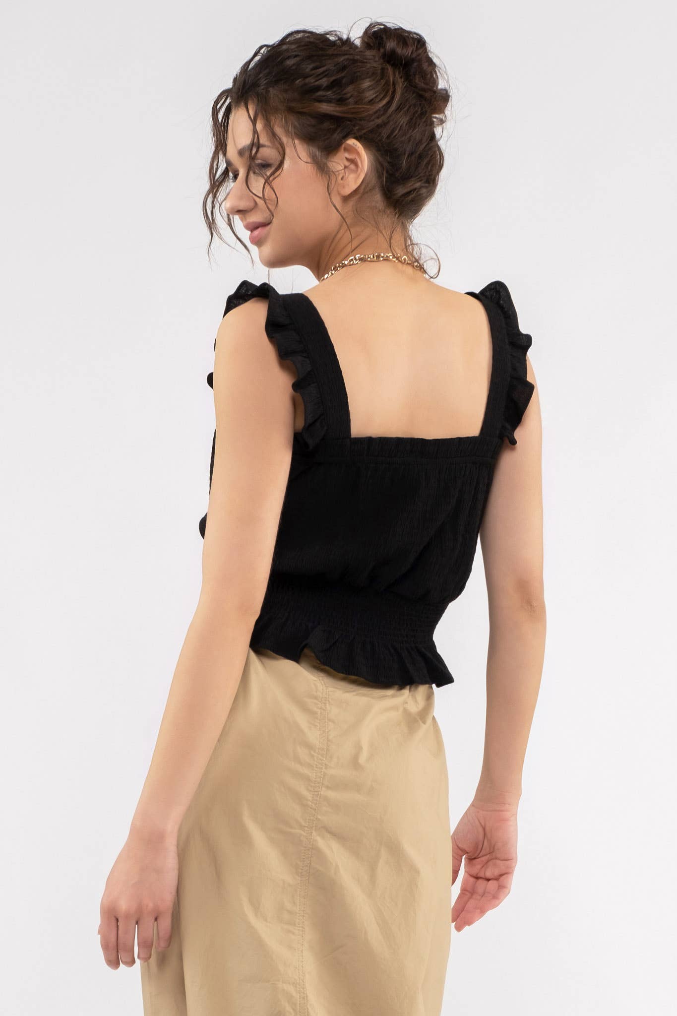 CINCHED WAIST TOP