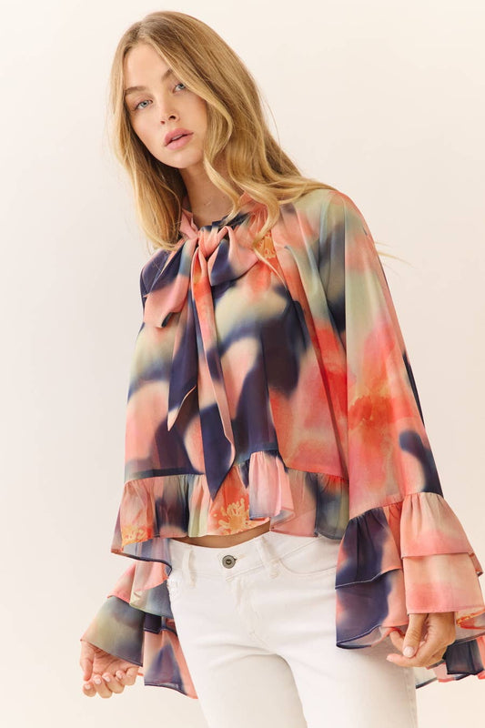 Watercolor Blouse