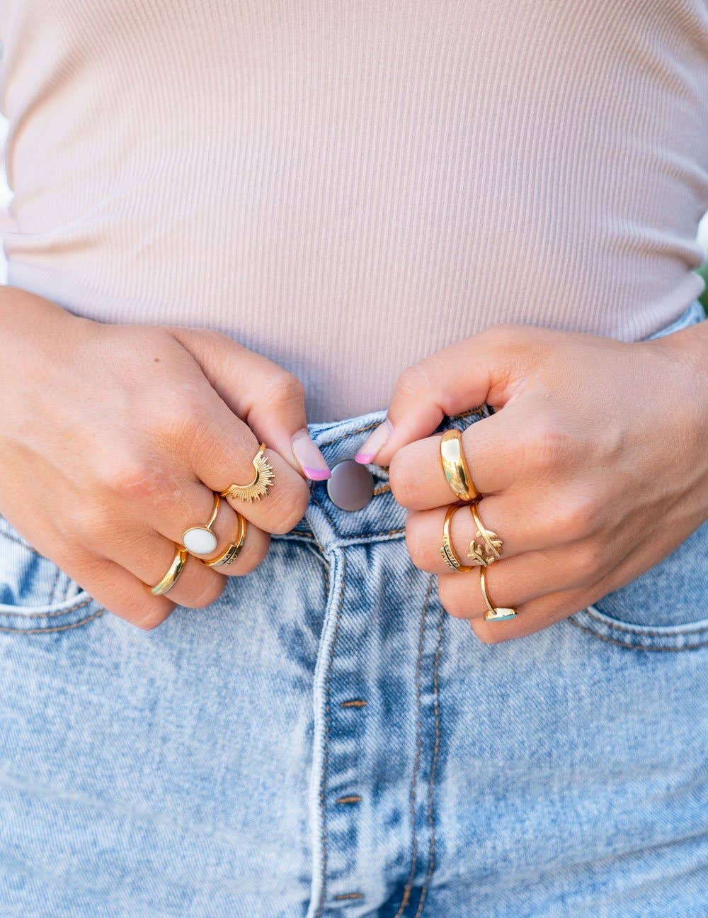 Gold Dome Ring