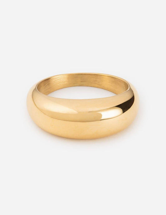 Gold Dome Ring