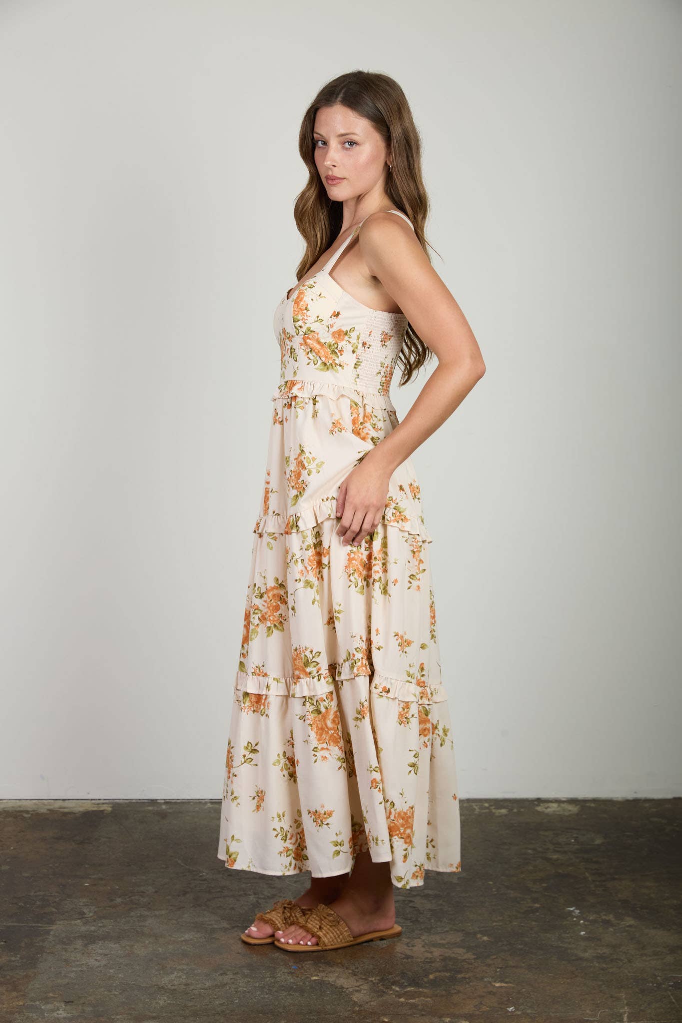 Honey bell Midi Dress
