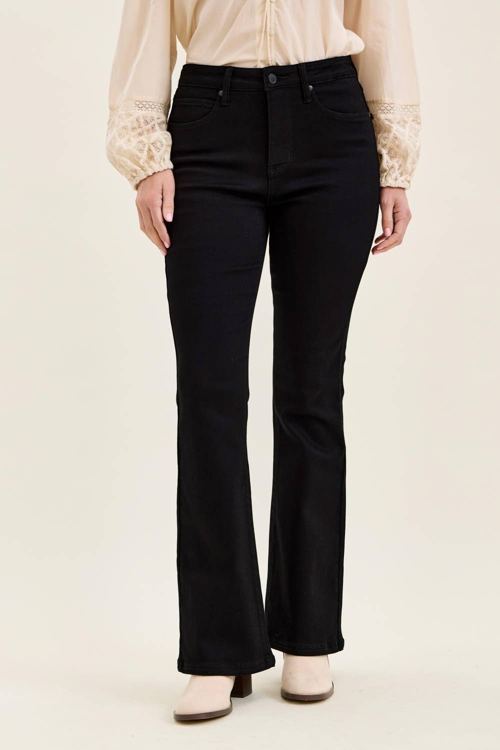 Black Bootcut Jean